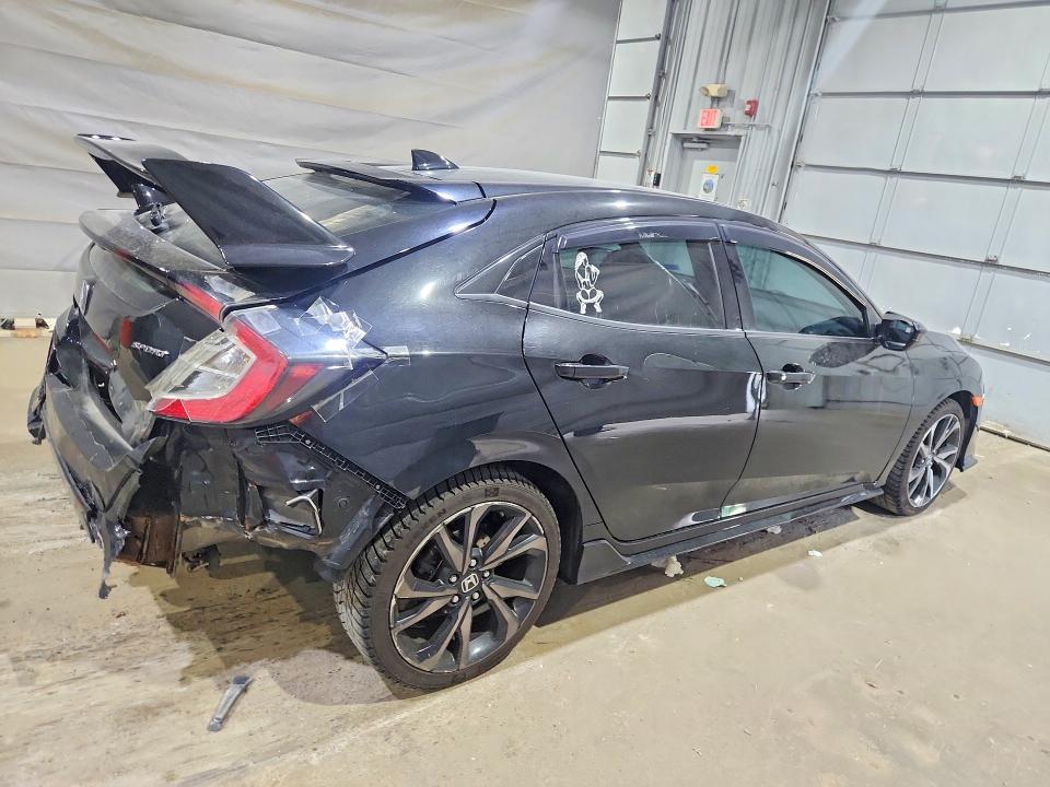 2018 Honda Civic VIN SHHFK7G47JU217004 COPART salvage auction — REAR END, Nh - Cert Of Title-Salvage, sold $350 on 2026-07-21 (photo 3)