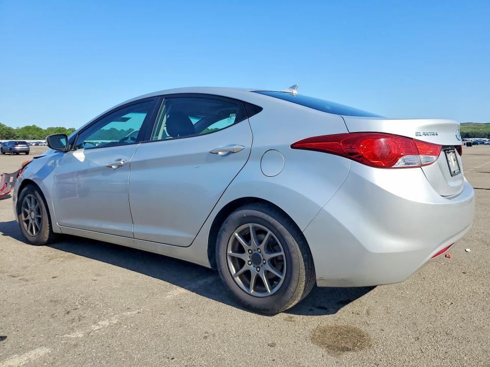 2012 Hyundai Elantra VIN KMHDH4AEXCU479595 COPART salvage auction — FRONT END, Ny - Mv-907A Salvage Certificate, sold $725 on 2026-07-20 (photo 2)