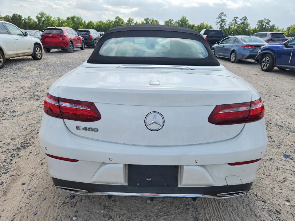 2018 Mercedes-benz E-klasse VIN WDD1K6FB1JF041591 COPART salvage auction — WATER/FLOOD, Tx - Salvage Title-Flood Damage, sold $5,800 on 2026-07-17 (photo 6)
