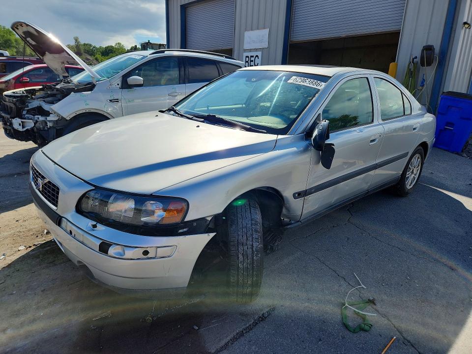 2004 Volvo S60 VIN YV1RS61T142343630 COPART salvage auction — FRONT END, Pa - Certificate Of Salvage, sold $400 on 2026-08-12 (photo 1)