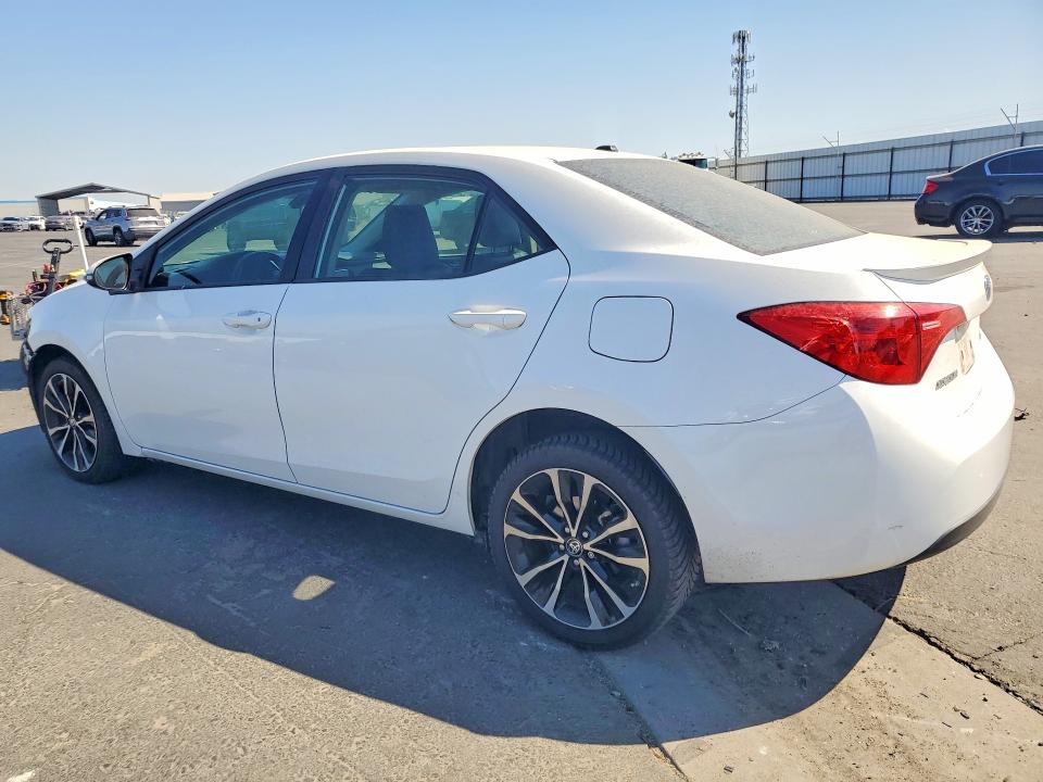 2017 Toyota Corolla VIN 5YFBURHE4HP677667 COPART salvage auction — FRONT END, Ca - Salvage Certificate, sold $4,300 on 2026-07-30 (photo 2)