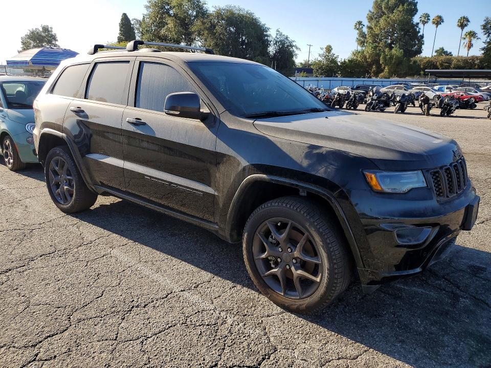 2021 Jeep Grand cherokee VIN 1C4RJFBG7MC781072 COPART salvage auction — BURN, CA - SALVAGE CERTIFICATE, sold $10,100 on 2026-07-31 (photo 4)