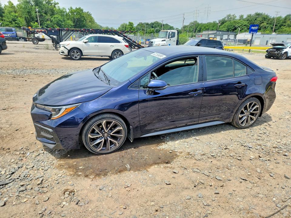 2021 Toyota Corolla VIN JTDS4MCE5MJ070573 — COPART salvage auction photo