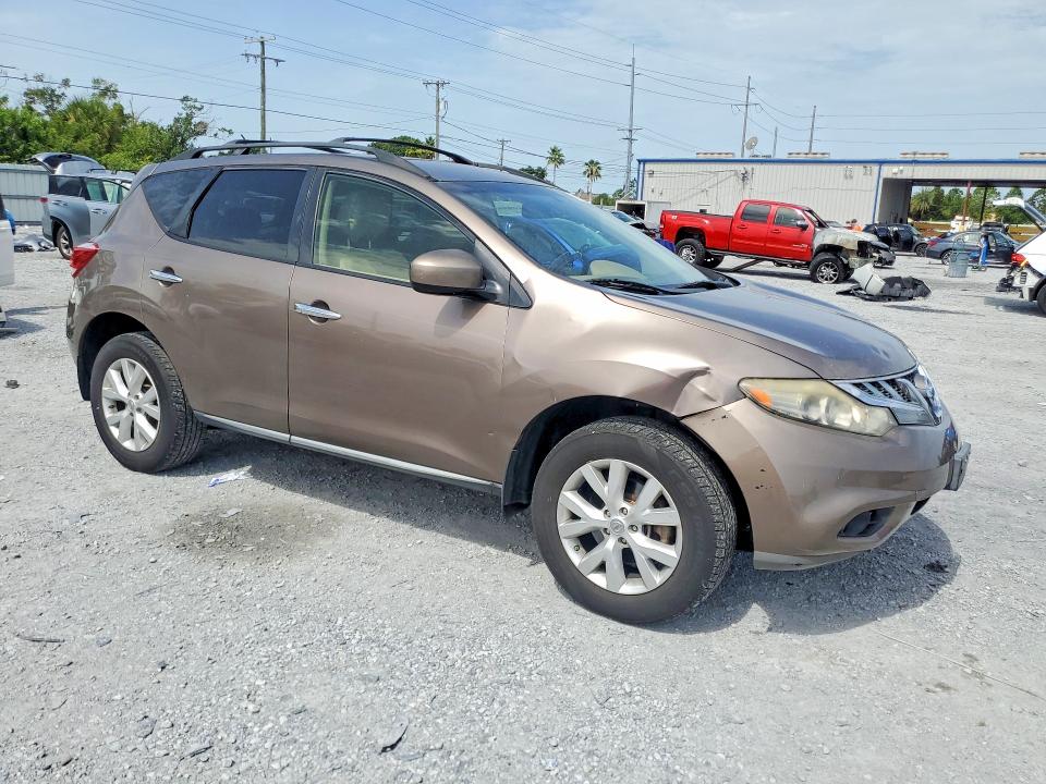 2013 Nissan Murano VIN JN8AZ1MW0DW310493 COPART salvage auction — MINOR DENT/SCRATCHES, Fl - Certificate Of Title (P), sold $550 on 2026-07-31 (photo 4)