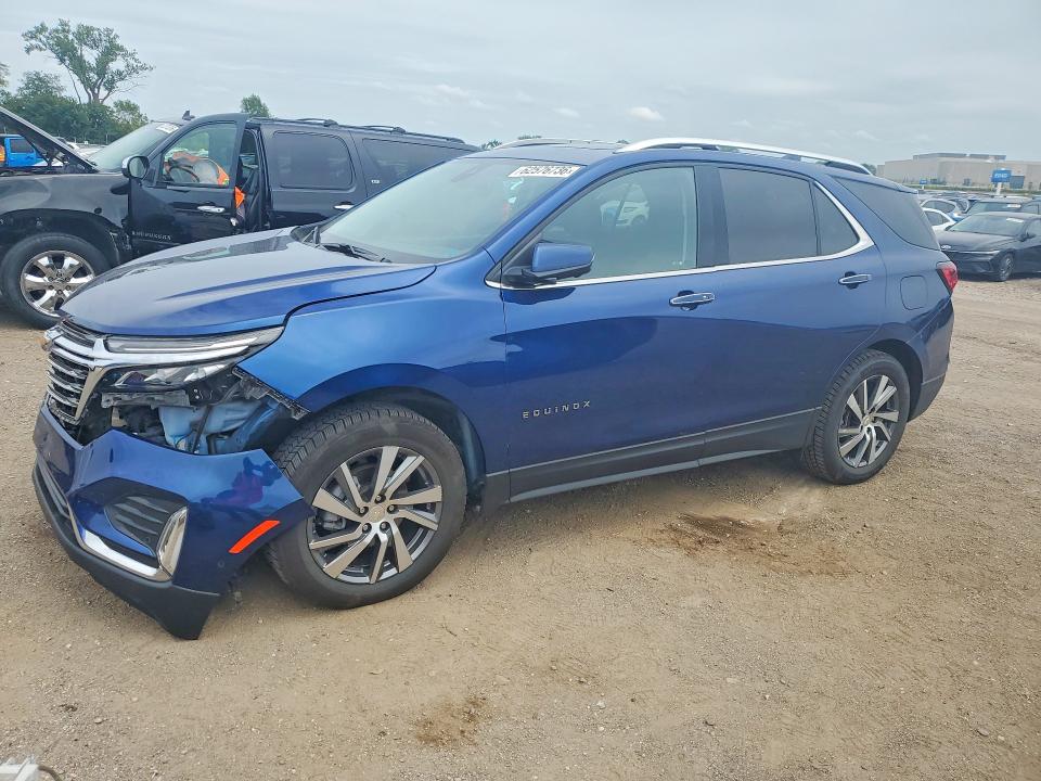 2022 Chevrolet Equinox VIN 3GNAXXEV8NS100805 COPART salvage auction — FRONT END, Ia - Cert Of Title-Salvage Title, sold $10,600 on 2026-08-21 (photo 1)