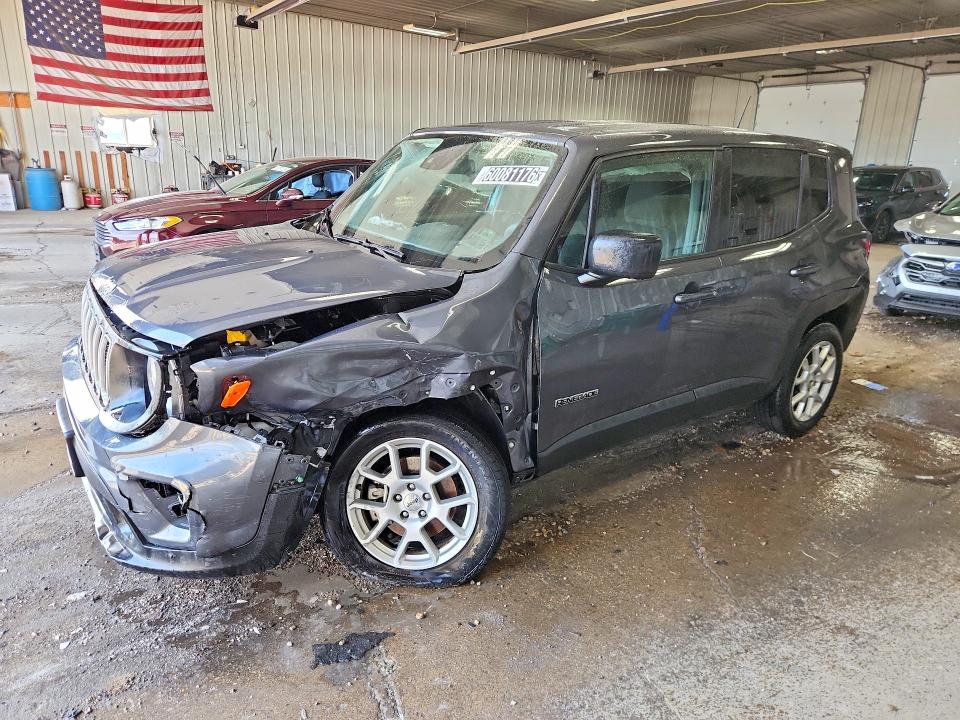 2023 Jeep Renegade VIN ZACNJDB14PPP72342 COPART salvage auction — FRONT END, TX - NONREPAIRABLE TITLE (P), sold $1,650 on 2026-07-08 (photo 1)