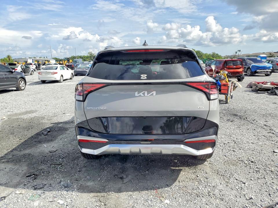 2025 Kia Sportage VIN 5XYK5CDF8SG269564 COPART salvage auction — FRONT END, Fl - Certificate Of Title, sold $10,000 on 2026-07-10 (photo 6)