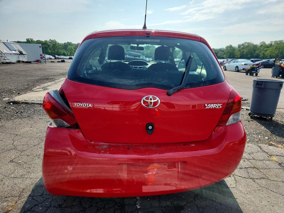2010 Toyota Yaris VIN JTDJT4K33A5324204 COPART salvage auction — SIDE, CT - CERT OF TITLE-SALVAGE, sold $525 on 2026-07-24 (photo 6)