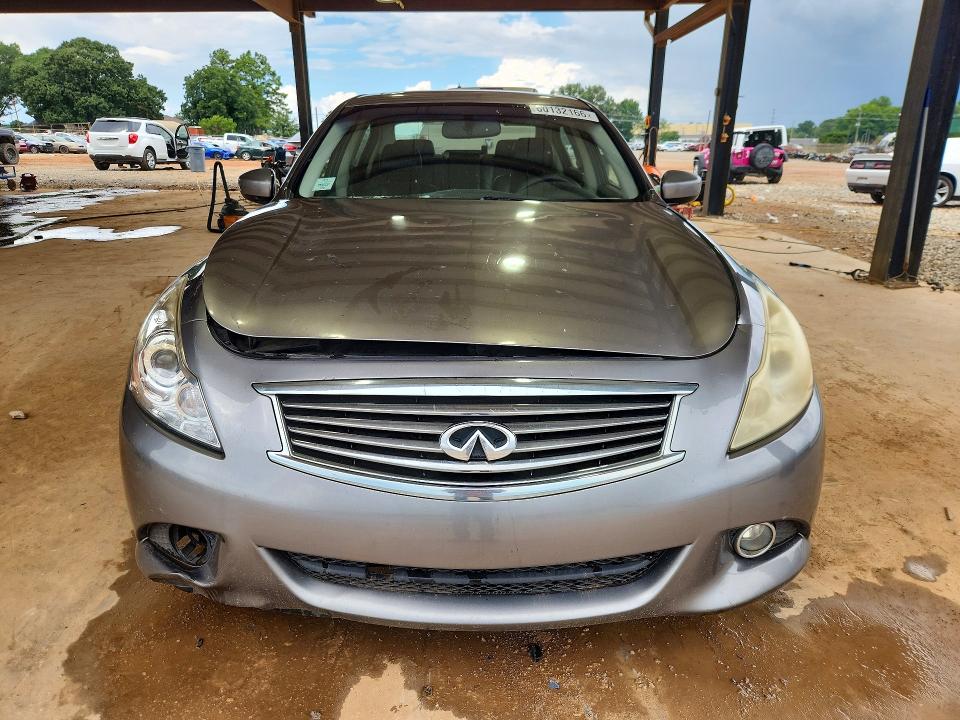 2012 Infiniti G VIN JN1DV6APXCM810351 COPART salvage auction — FRONT END, Al - Certificate Of Title, sold $125 on 2026-07-29 (photo 5)