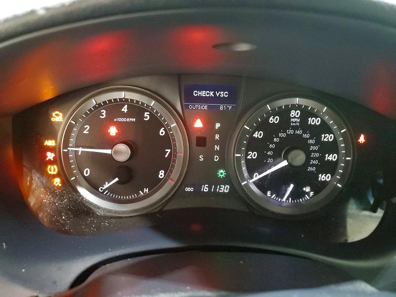 2009 Lexus ES VIN JTHBJ46G292315870 COPART salvage auction — FRONT END, NY - MV-907A SALVAGE CERTIFICATE, sold $425 on 2026-07-20 (photo 9)