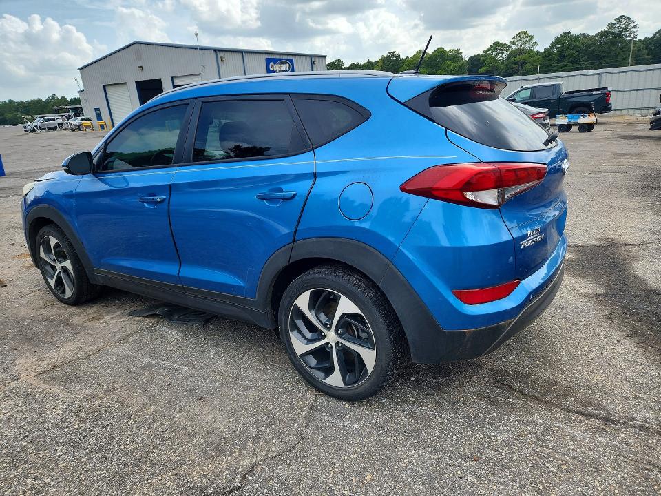 2016 Hyundai Tucson VIN KM8J33A21GU095406 COPART salvage auction — FRONT END, Al - Certificate Of Title, sold $250 on 2026-07-28 (photo 2)