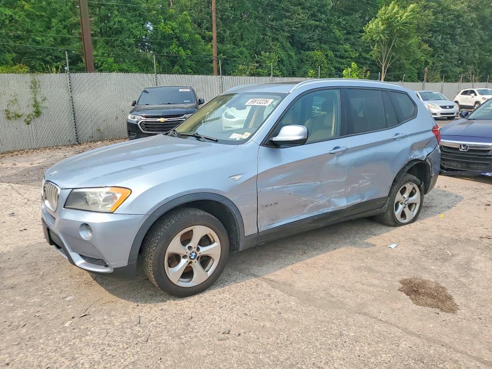 2012 BMW X3 VIN 5UXWX5C56CL727428 COPART salvage auction — SIDE, Pa - Certificate Of Salvage, sold $850 on 2026-07-20 (photo 1)