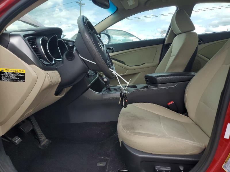 2013 Kia Optima VIN 5XXGM4A75DG237674 COPART salvage auction — FRONT END, Salvage Title, sold $550 on 2026-07-15 (photo 7)