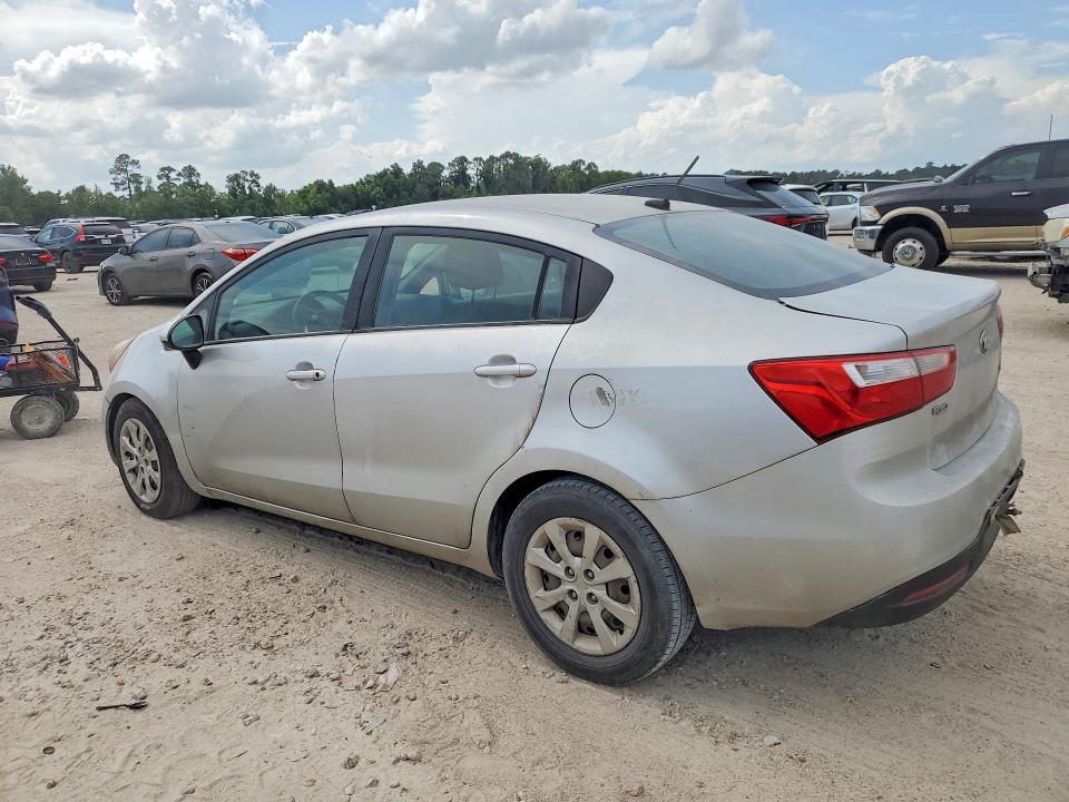 2015 Kia Rio VIN KNADM4A39F6505978 COPART salvage auction — REAR END, Tx - Salvage Vehicle Title, sold $1,050 on 2026-07-31 (photo 2)