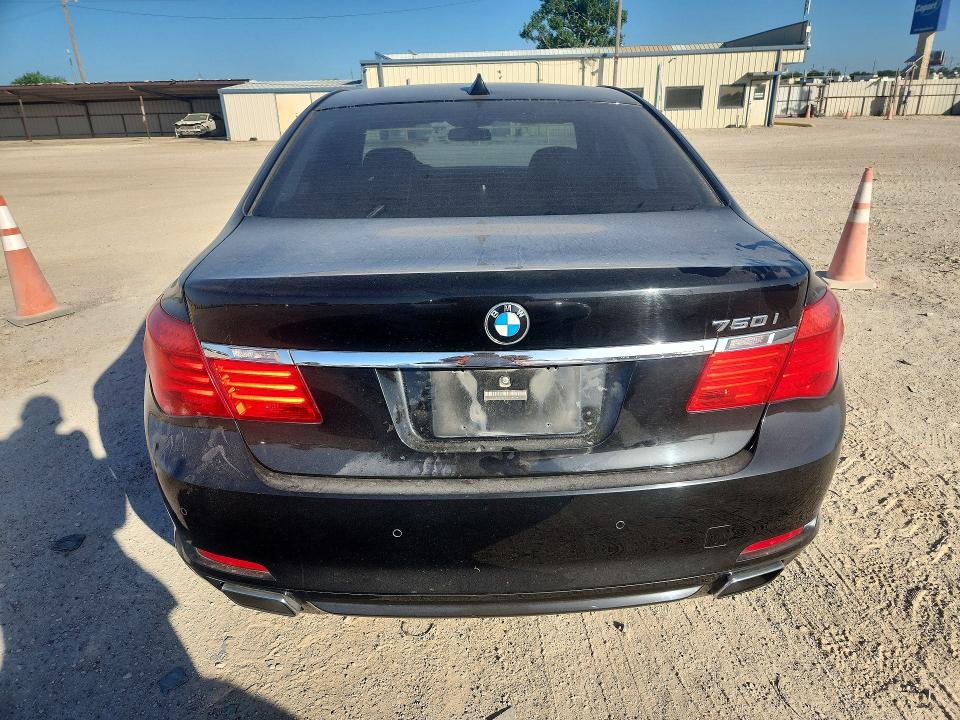 2010 BMW 7er VIN WBAKC6C54AC393699 COPART salvage auction — MECHANICAL, TX - CERTIFICATE OF TITLE, sold $400 on 2026-07-22 (photo 6)