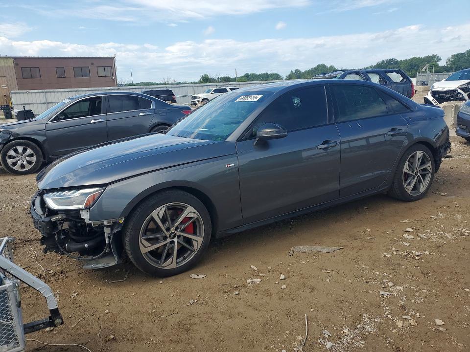 2024 Audi A4 VIN WAUFAAF4XRN008532 — COPART salvage auction photo