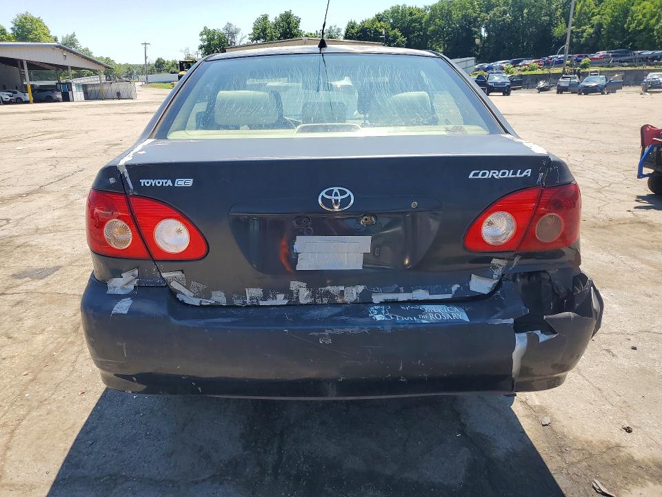 2005 Toyota Corolla VIN JTDBR32E060060670 COPART salvage auction — REAR END, NY - CERTIFICATE OF TITLE, sold $725 on 2026-07-28 (photo 6)