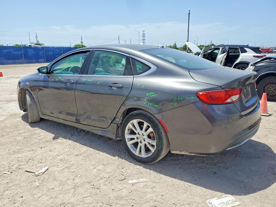 2015 Chrysler 200 VIN 1C3CCCAB8FN560077 COPART salvage auction — SIDE, Fl - Cert Of Title Slvg Rebuildable, sold $350 on 2026-07-29 (photo 2)