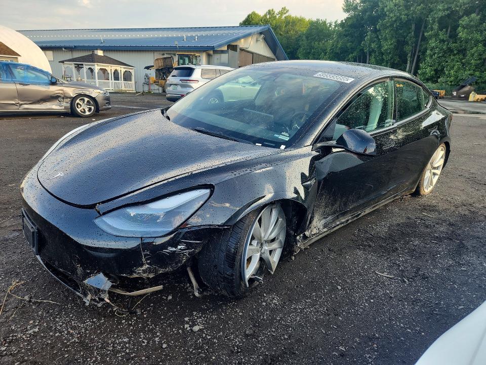 2022 Tesla Model 3 VIN 5YJ3E1EA3NF369272 COPART salvage auction — UNDERCARRIAGE, CT - CERT OF TITLE-SALVAGE, sold $2,950 on 2026-07-16 (photo 1)