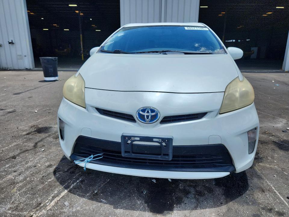 2013 Toyota Prius VIN JTDKN3DU3D5682938 COPART salvage auction — FRONT END, Fl - Certificate Of Title, sold $2,900 on 2026-07-15 (photo 5)