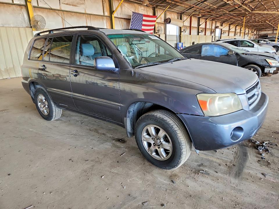 2005 Toyota Highlander VIN JTEDP21A050061464 COPART salvage auction — MINOR DENT/SCRATCHES, Az - Certificate Of Title, sold $2,000 on 2026-07-20 (photo 4)