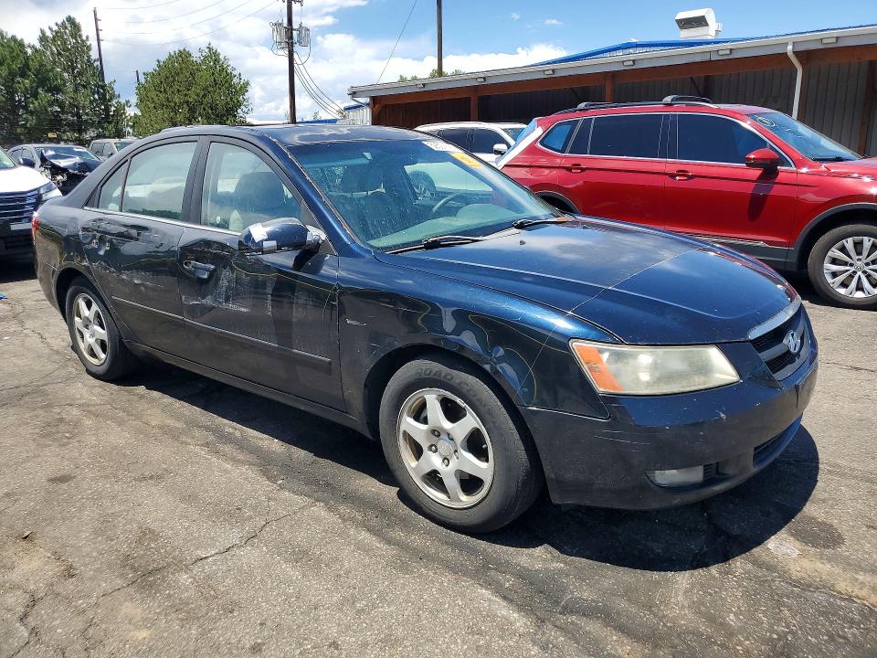 2006 Hyundai Sonata VIN KMHEU46C76A121268 COPART salvage auction — SIDE, Co - Public - Salvage Title, sold $425 on 2026-07-14 (photo 4)
