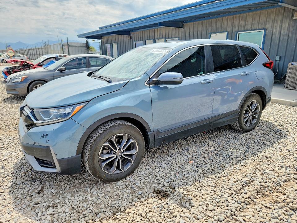 2022 Honda Cr-v VIN 7FARW2H5XNE038169 COPART salvage auction — NORMAL WEAR, Ut - Certificate Of Title, sold $1,400 on 2026-07-21 (photo 1)