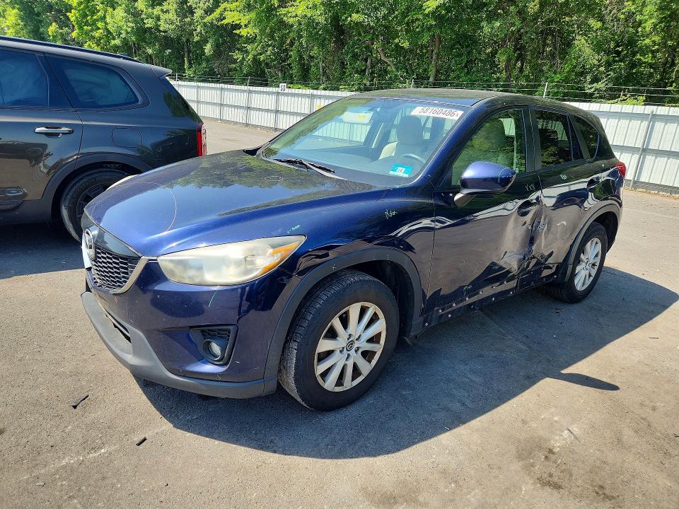 2013 Mazda Cx-5 VIN JM3KE2CE7D0142243 COPART salvage auction — SIDE, Nj - Cert Of Title-Salvage, sold $1,150 on 2026-07-28 (photo 1)
