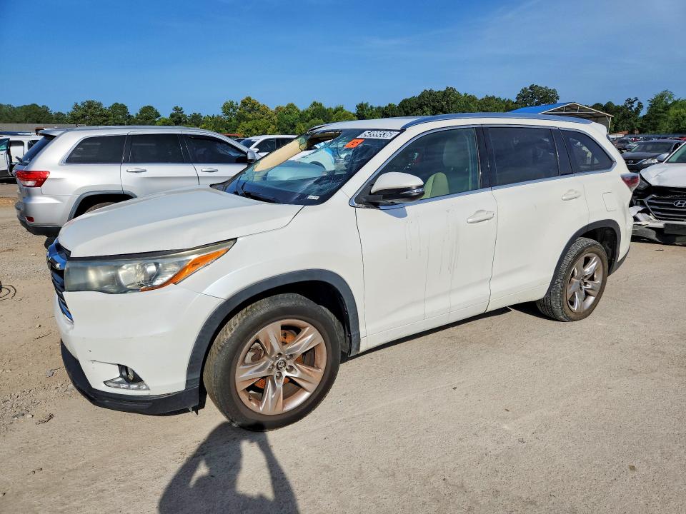 2016 Toyota Highlander VIN 5TDYKRFH1GS180207 COPART salvage auction — SIDE, MS - CERTIFICATE OF TITLE, sold $20 on 2026-07-30 (photo 1)