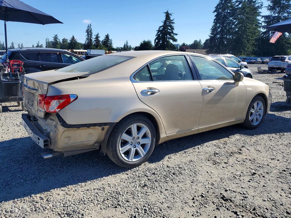 2007 Lexus Es 350 VIN JTHBJ46G572146392 COPART salvage auction — REAR END, WA - BILL OF SALE, sold $750 on 2026-07-31 (photo 3)