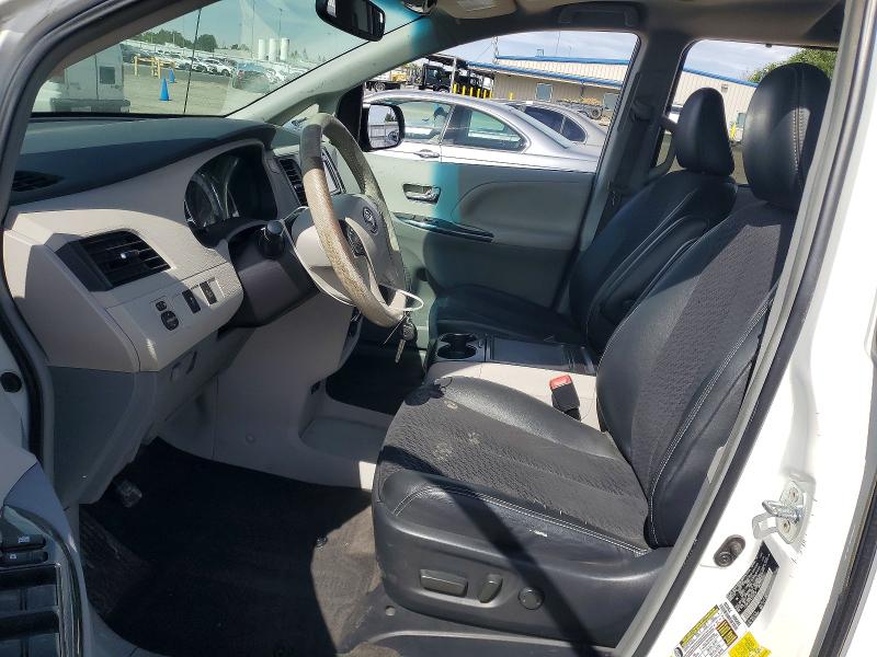2014 Toyota Sienna VIN 5TDXK3DC9ES500239 COPART salvage auction — REAR END, Ca - Salvage Certificate, sold $25 on 2026-07-28 (photo 7)