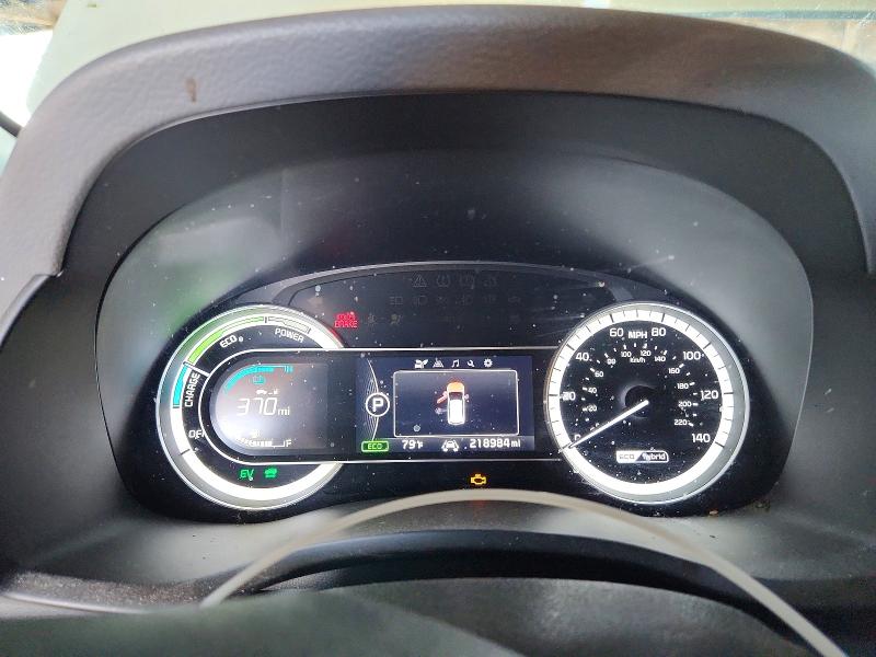 2018 Kia Niro VIN KNDCB3LC2J5128470 COPART salvage auction — MECHANICAL, AZ - CERTIFICATE OF TITLE, sold $1,000 on 2026-07-13 (photo 9)