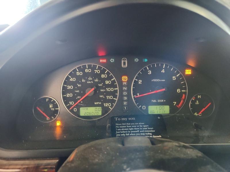 2003 Subaru LEGACY VIN 4S3BH675037657401 COPART salvage auction — NORMAL WEAR, AZ - CERTIFICATE OF TITLE, sold $475 on 2026-07-29 (photo 9)