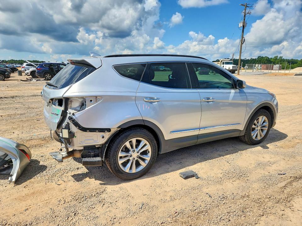 2017 Hyundai Santa fe VIN 5XYZU3LA4HG380743 COPART salvage auction — REAR END, Al - Cert Of Title-Salvage Title, sold $2,950 on 2026-07-14 (photo 3)