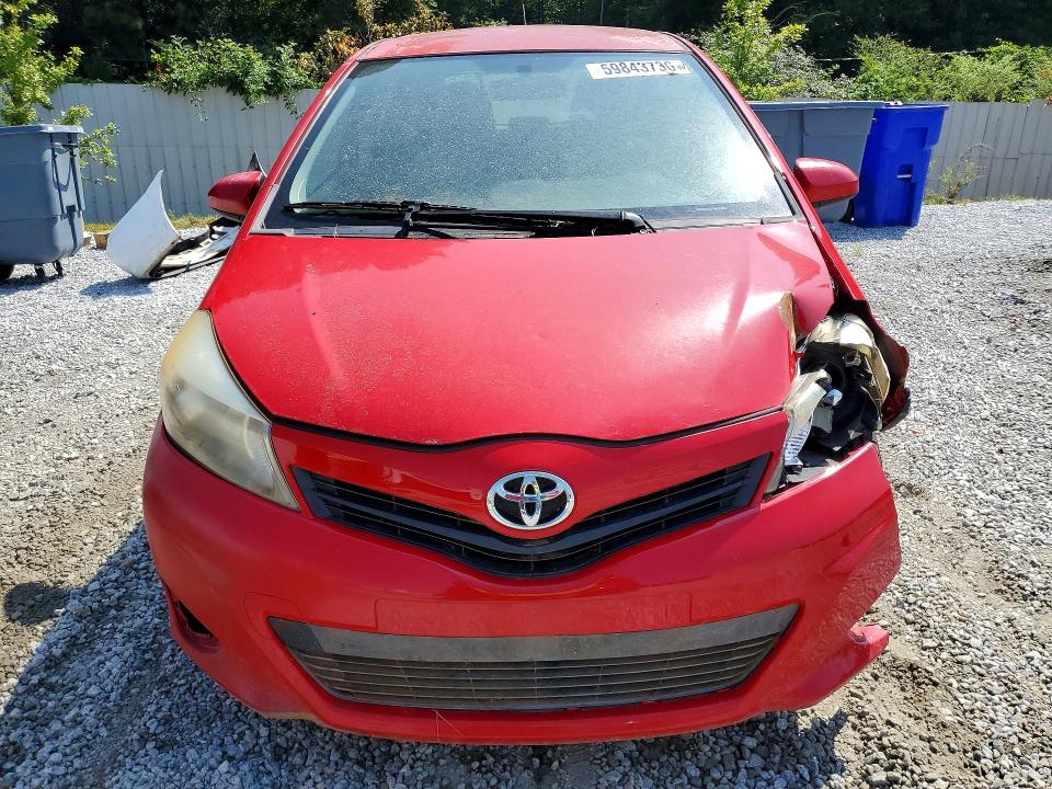 2012 Toyota Yaris VIN JTDKTUD34CD537544 COPART salvage auction — FRONT END, Ga - Certificate Of Title, sold $1,750 on 2026-07-27 (photo 5)