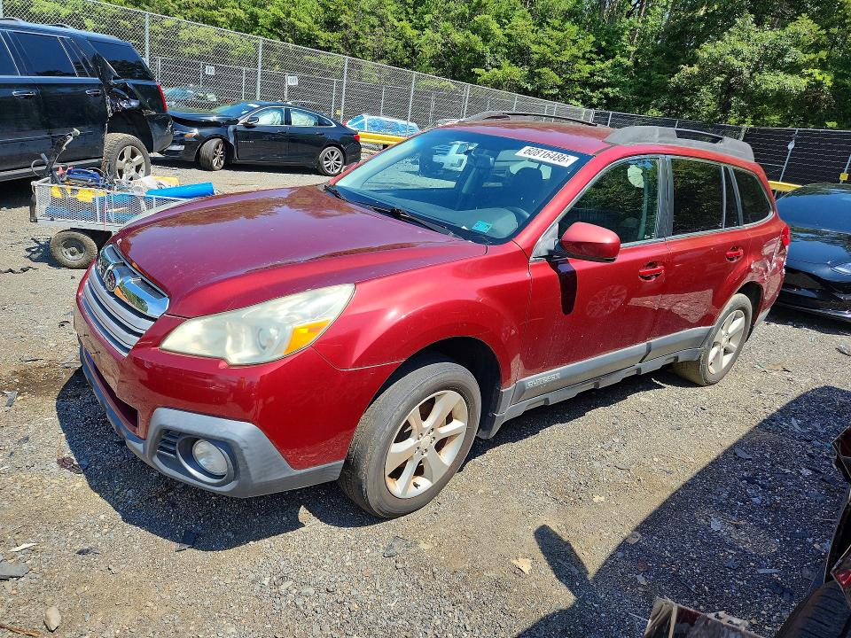 2013 Subaru Outback VIN 4S4BRBCC2D3283775 COPART salvage auction — REAR END, VA - CERTIFICATE OF TITLE, sold $575 on 2026-07-28 (photo 1)