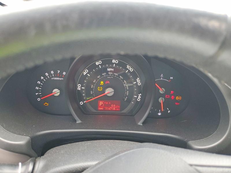2011 Kia Sportage VIN KNDPC3A24B7145186 COPART salvage auction — FRONT END, FL - CERTIFICATE OF TITLE, sold $300 on 2026-07-21 (photo 9)
