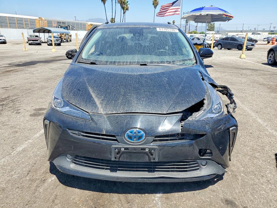 2022 Toyota Prius VIN JTDKAMFU7N3178551 COPART salvage auction — FRONT END, Ca - Salvage Certificate, sold $3,750 on 2026-07-28 (photo 5)