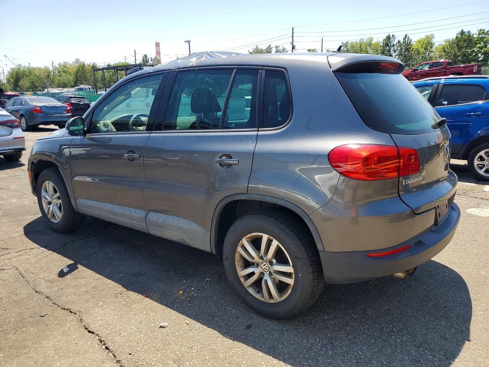 2013 Volkswagen Tiguan VIN WVGBV3AX3DW605524 COPART salvage auction — FRONT END, Co - Public - Salvage Title, sold $525 on 2026-08-06 (photo 2)