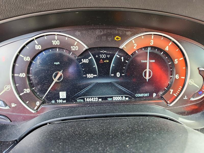 2018 BMW 5er VIN WBAJE7C55JG891379 COPART salvage auction — REAR END, Nj - Certificate Of Title, sold $5,700 on 2026-07-21 (photo 9)