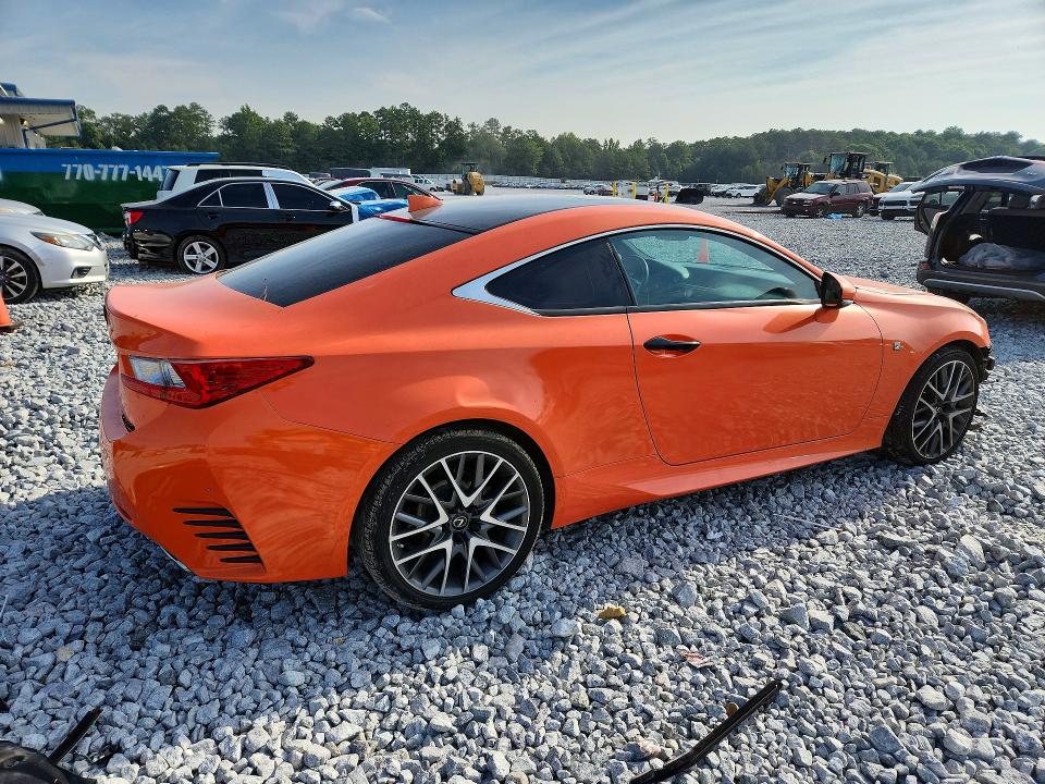 2015 Lexus Rc VIN JTHHE5BC6F5010423 COPART salvage auction — FRONT END, GA - CERT OF TITLE-SALVAGE, sold $7,300 on 2026-08-18 (photo 3)
