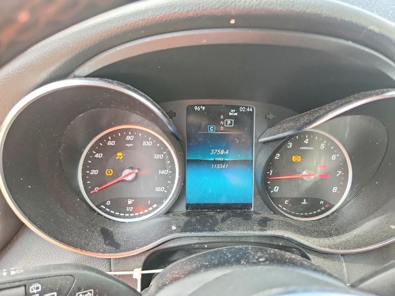 2020 Mercedes-benz Glc VIN WDC0G8EBXLF732037 COPART salvage auction — FRONT END, Co - Salvage Title, sold $10,000 on 2026-08-03 (photo 9)