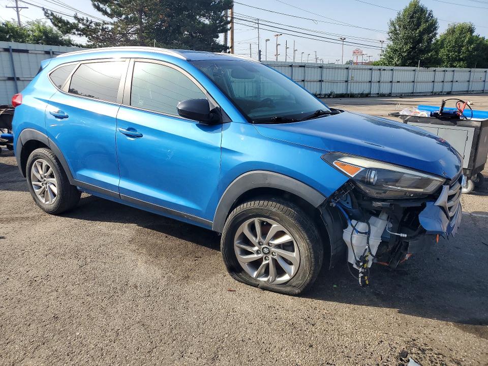2017 Hyundai Tucson VIN KM8J3CA44HU303104 COPART salvage auction — FRONT END, Oh - Certificate Of Title, sold $1,700 on 2026-07-08 (photo 4)