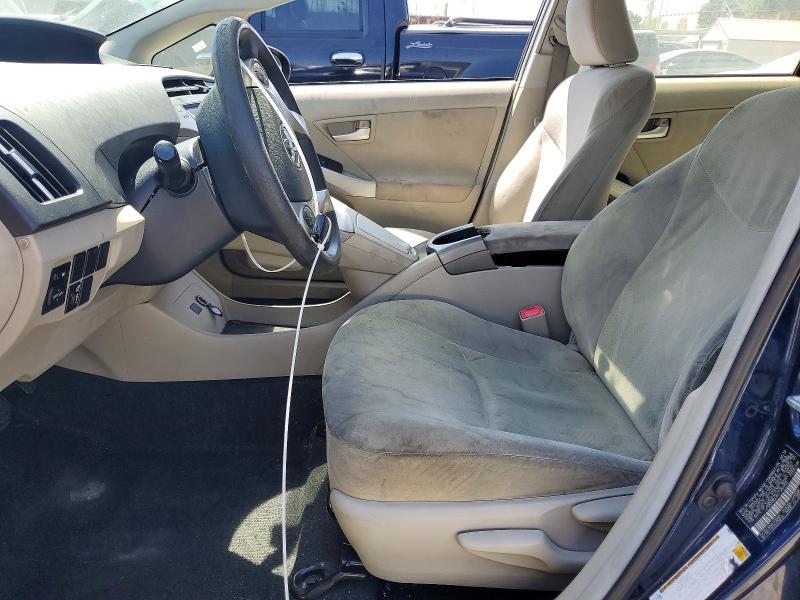 2012 Toyota Prius VIN JTDKN3DU6C1582452 COPART salvage auction — FRONT END, Ca - Salvage Certificate, sold $200 on 2026-07-24 (photo 7)