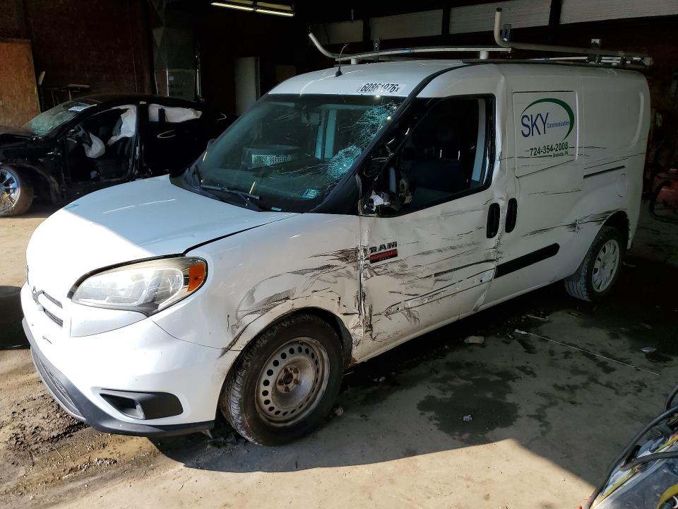 2017 Ram Promaster city VIN ZFBERFBB2H6D57613 COPART salvage auction — SIDE, Pa - Certificate Of Salvage, sold $225 on 2026-07-22 (photo 1)