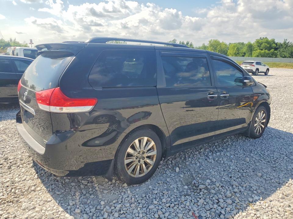 2013 Toyota Sienna VIN 5TDDK3DC4DS066670 COPART salvage auction — FRONT END, MI - CERTIFICATE OF TITLE, sold $2,000 on 2026-07-30 (photo 3)