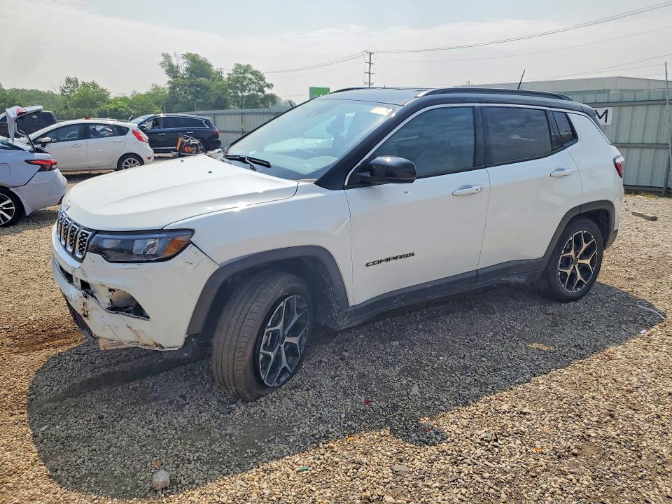 2026 Jeep Compass VIN 3C4NJDCN9TT187652 COPART salvage auction — FRONT END, OH - CERTIFICATE OF TITLE (P), sold $10,600 on 2026-07-27 (photo 1)