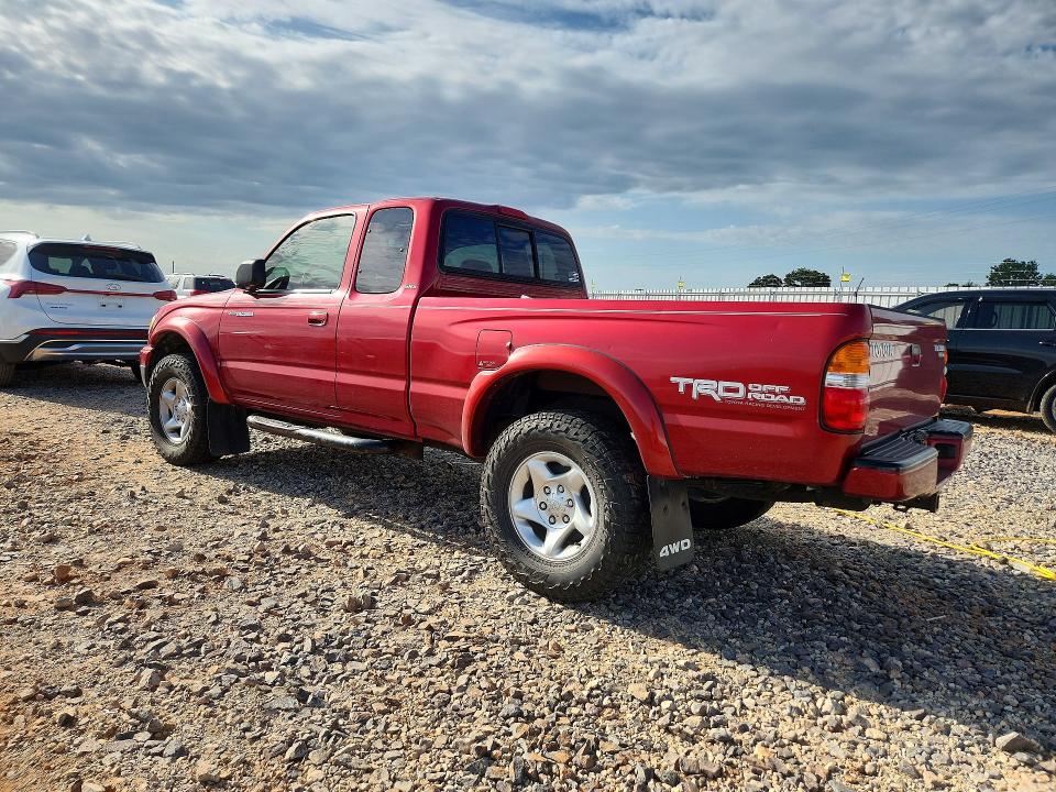 2004 Toyota Tacoma VIN 5TEWN72N24Z339118 COPART salvage auction — HAIL, Mo - Certificate Of Title, sold $6,000 on 2026-07-27 (photo 2)