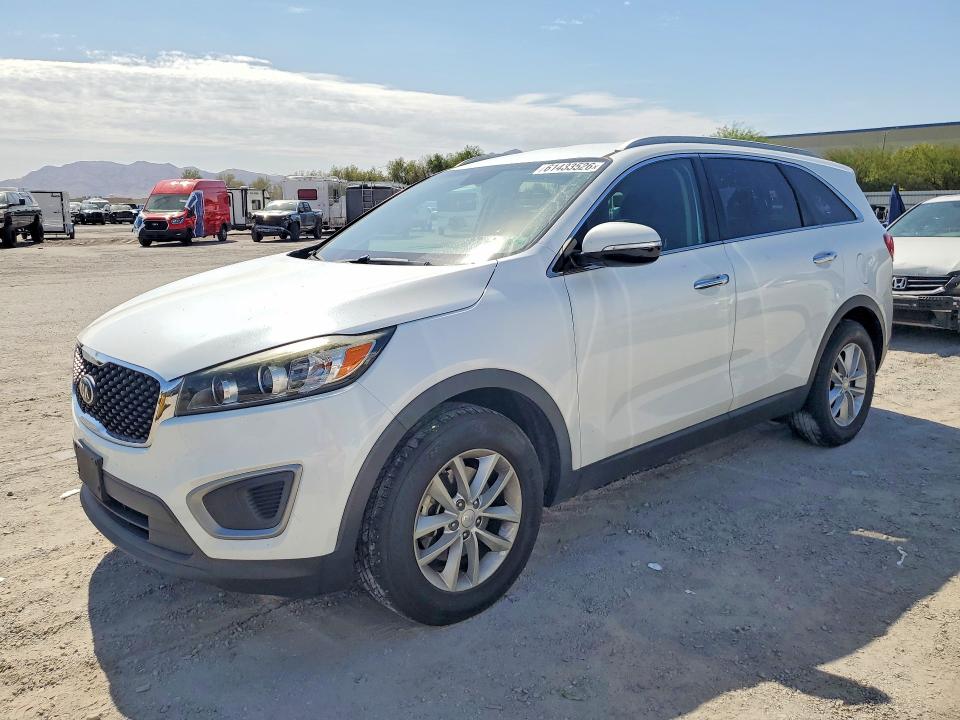 2017 Kia Sorento VIN 5XYPG4A31HG276560 COPART salvage auction — VANDALISM, NV - CERTIFICATE OF TITLE (P), sold $150 on 2026-07-21 (photo 1)