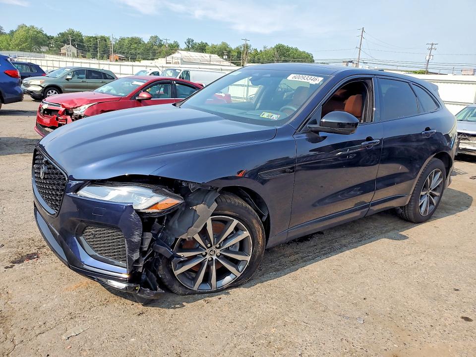 2026 Jaguar F-pace VIN SADCT2EX7TA757339 COPART salvage auction — REAR END, Pa - Certificate Of Salvage, sold $1,300 on 2026-07-24 (photo 1)